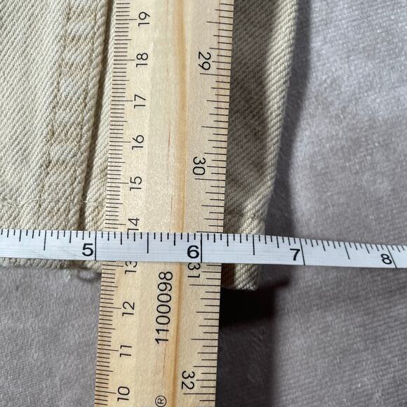 80’s Levi’s 550 Orange Tab Tan Denim Tapered Leg Pants - Picture 6 of 7